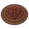 Covor de l&acirc;nă KASHQAI 4362 300 cerc ornament vin roșu / negru, cerc 160 cm