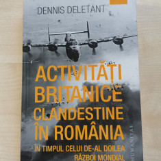 Dennis Deletant – Activitati britanice clandestine in Romania