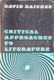 CRITICAL APPROACHES TO LITERATURE-DAVID DAICHES-273236