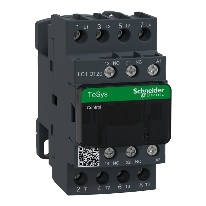 Contactor 20A 4P 4ND AC-1 230V TeSys Schneider LC1DT20P7