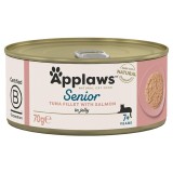Applaws Conservă pentru pisici Senior file de ton și somon &icirc;n aspic 70 g