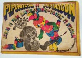 Carte de colorat veche uzata Piponicon si Popinacon