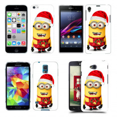 Husa Huawei Y5 Y560 Silicon Gel Tpu Model Craciun Minion Christmas foto