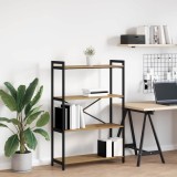VidaXL Bibliotecă stejar artizanal 80 x 30 x 118 cm Lemn compozit