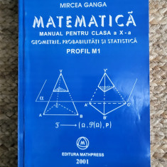 Mircea Ganga - Matematica Manual Pentru Clasa a X-a Profil M1