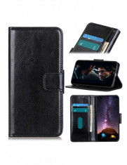 Husa Motorola Moto G5 Plus Wallet Case Black foto