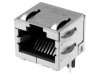 Soclu RJ45 8P8C Cat 6a Ecranat pentru PCB