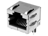 Soclu RJ45 8P8C Cat 6a Ecranat pentru PCB