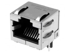 Soclu RJ45 8P8C Cat 6a Ecranat pentru PCB