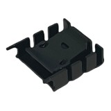 Radiator presat, aluminiu, 25mm x 25mm, negru, STONECOLD, HS-012, T136806