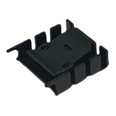 Radiator presat, aluminiu, 25mm x 25mm, negru, STONECOLD, HS-012, T136806