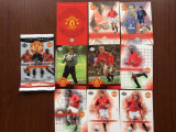 manchester united UK trading cards 2001-2002 lot 9 cartonase fotbalisti fotbal
