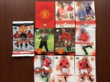 Manchester united UK trading cards 2001-2002 lot 9 cartonase fotbalisti fotbal