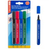 Marker Tabla Alba, Grasp, Dry Erase, Set 4 Buc, Multicolor, Oem