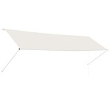Cumpara ieftin Copertina retractabila, crem, 400 x 150 cm