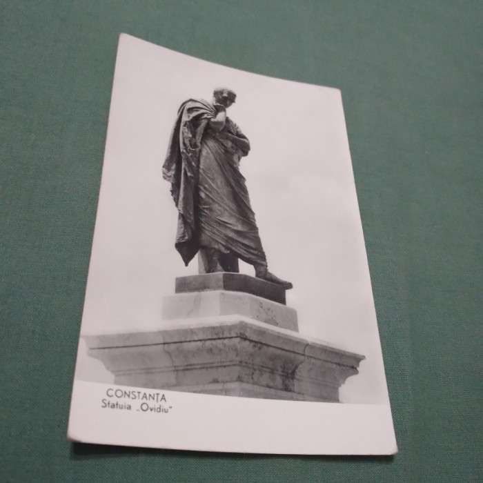 CARTE POSTALA CONSTANTA -STATUIA OVIDIU CIRCULATA