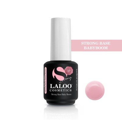 Bază puternică Roze Strong Base Laloo 15ml foto