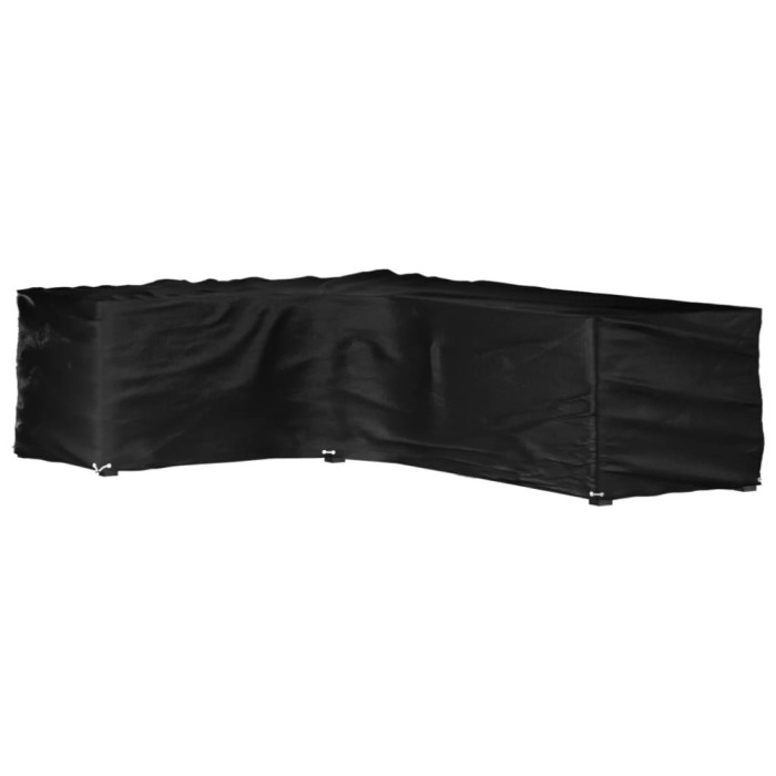 vidaXL Husă mobilier de grădină &icirc;n formă de L 16 ocheți, 210x260x80 cm