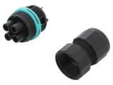 Conector Alimentare AC Terminal cu Şurub 7-12mm Mamă