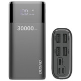 Powerbank Dudao 4x USB 30000mAh Cu Afișaj LCD 3A Negru (K8Max Negru) 6970379615911