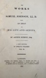 THE WORKS OF SAMUEL JOHNSON, LL D. WITH AN ESAY ON HIS LIFE AND GENIUS de ARTHUR MURPHY, VOLUME IX, 1824