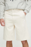 Cumpara ieftin Won Hundred pantaloni scurți jeans bărbați, culoarea bej 2889-15147