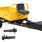 ProGARDEN Pachet Alpine RM500T Remorca cu tractiune 500kg, 1 osie, prindere bolt pentru motocultor, roti 19x7-8 si set manicoti Adaptiv 3 in 1 S ProAd