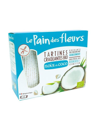 Tartine Crocante Bio Fara Gluten cu Cocos Le Pain Des Fleurs 150gr foto