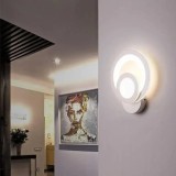 Aplica LED Urbanist 19W rotunda, 3 temperaturi de culoare, alb, acril si metal