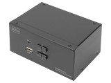 &Icirc;ntrerupător KVM USB 2.0 Negru