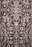 Cumpara ieftin Covor Model Ramuri 16026-13, Marime 60 x 110 cm, Crem, Maro, Inaltime Fir 7 mm, Antialergic, Polipropilena, Living, Dormitor, Sufragerie, Birou
