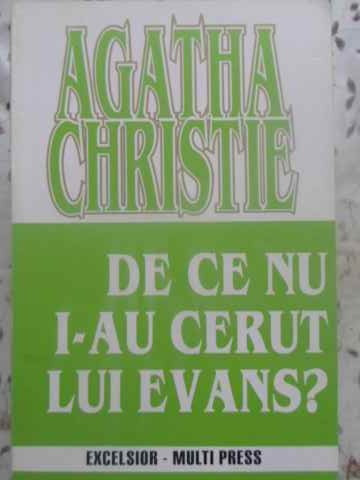 DE CE NU I-AU CERUT LUI EVANS?-AGATHA CHRISTIE