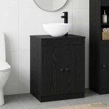 Cumpara ieftin Dulap pentru Chiuveta de Baie Stejar Negru 54 x 41 x 100 cm