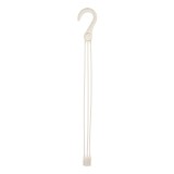 Agatator cu 3 brate, pentru ghiveci, plastic, alb, 45.2 cm