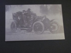 Automobil de Cursă cu Echipaj &icirc;n Acțiune - Carte Poștală Franța ,Necirculată