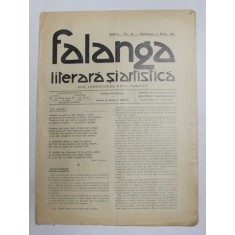 FALANGA LITERARA SI ARTISTICA , ZIAR SAPTAMANAL , ANUL I, NR. 17 , DUMINICA 2 MAI , 1910