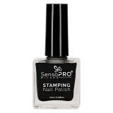 Cumpara ieftin Lac de Unghii pentru Stampila, SensoPRO Milano, Black 10ml