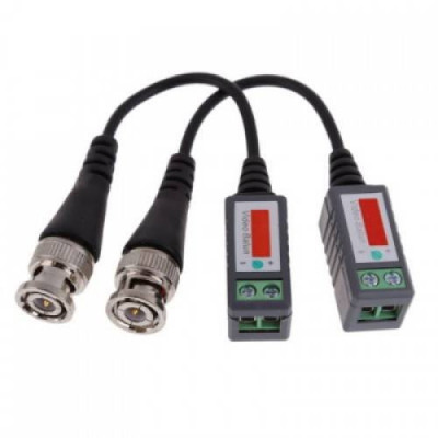 Video balun transmisie semnal video prin cablu UTP FTP set 2buc foto