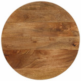 VidaXL Blat de masă rotund, &Oslash; 60x2,5 cm, lemn masiv de mango brut