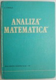 Analiza Matematica - O. Stanasila (Coperta Uzata) - Carte Anticariat