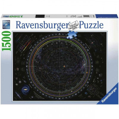 PUZZLE HARTA UNIVERSULUI, 1500 PIESE foto