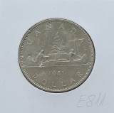 Canada Dollar 1981, America de Nord