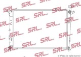 Radiator Hyundai Santa Fe (Tm) 18-, motor: 2.4, 670x478x16, SRLine, Aluminiu/ Plastic brazat, 25310C5800