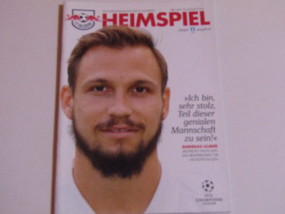 Program meci fotbal RED BULL SALZBURG-FF MALMO(Champions League 19.08.2014) foto