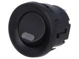 Comutator Rocker ON-OFF cu LED Negru 3A/250V