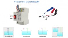 Control nivel apa lichide bazin 220V