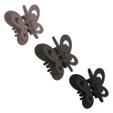 Set Clame Păr, Fluturaș, Multicolor, 6 cm, 3 Bucăți, Oem