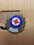 Insigna Crucea Roșie Donator RPR instructor