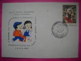 HOPCT PLIC NR 1721 ZIUA INT A COPILULUI -EXPO FILATELICA BUCURESTI 1986 -ROMANIA