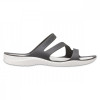 Papuci Crocs Swiftwater Sandal W Gri - Graphite/White, 34